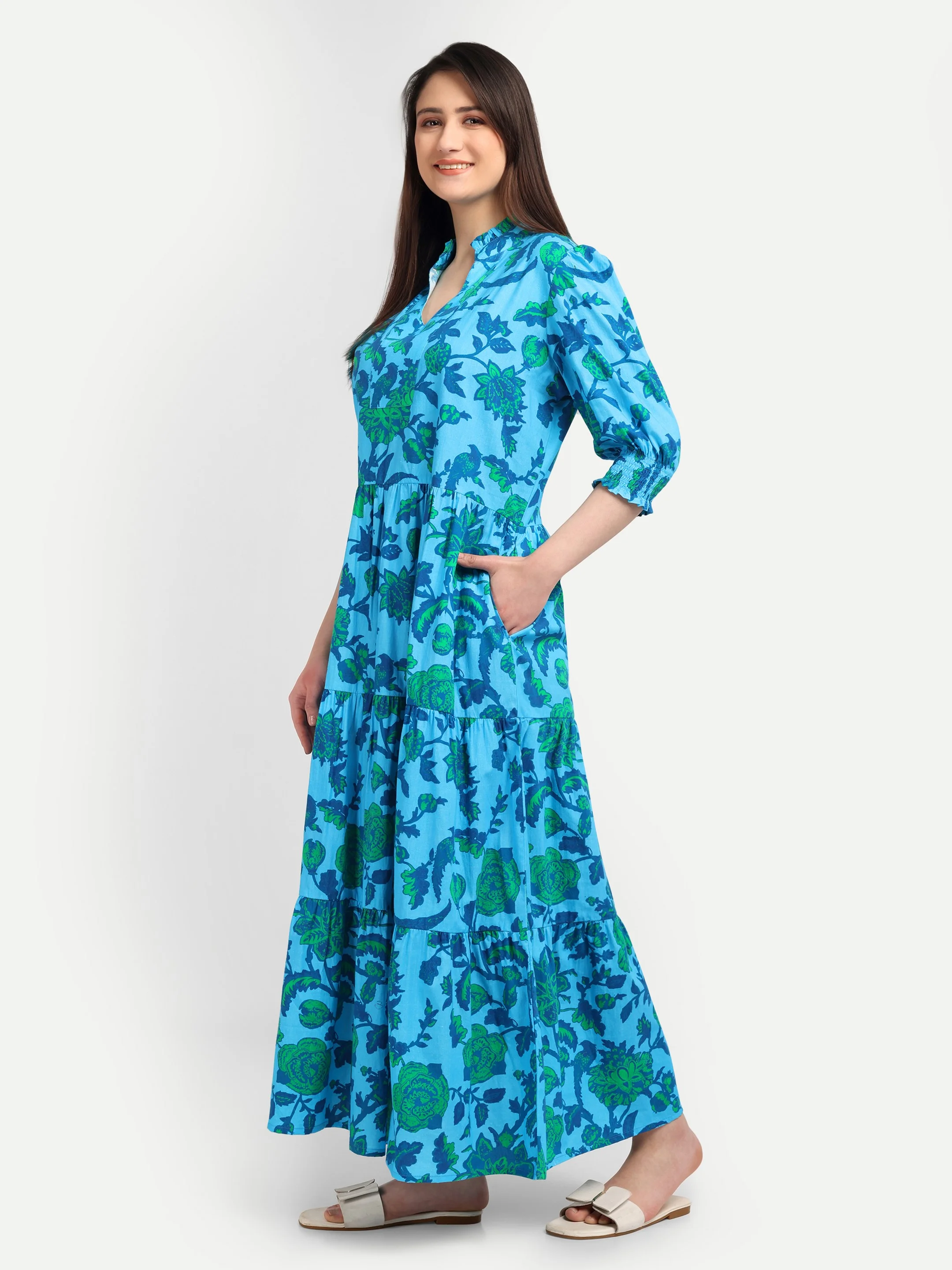 female model ecommerce photography Western Wear Dresses